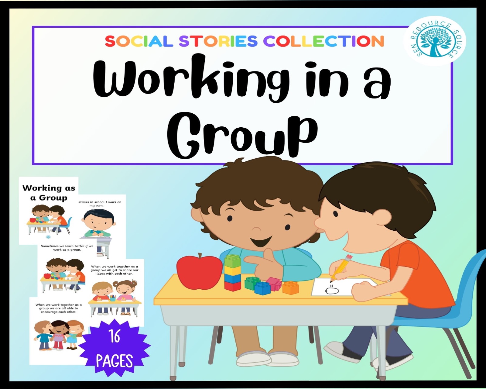 Working in a Group Social Story