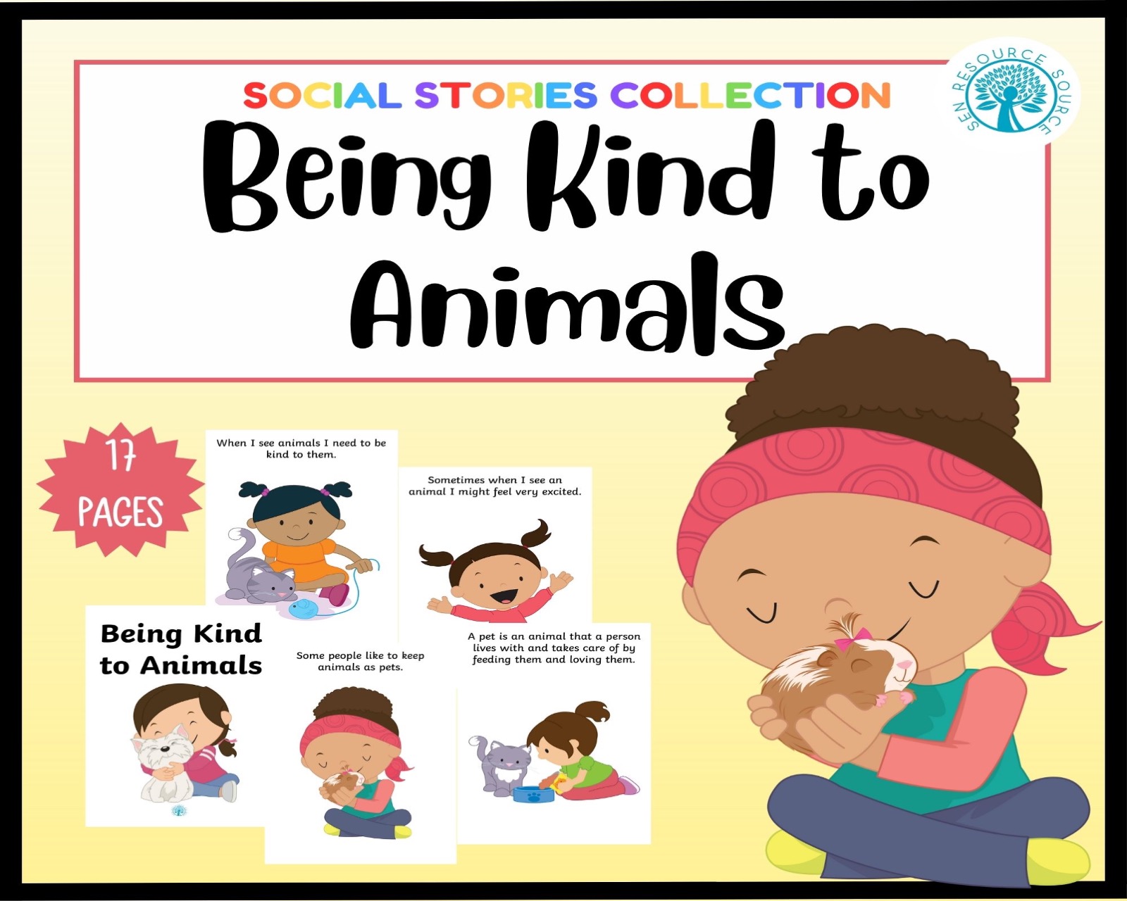 Being Kind to Animals Social Story