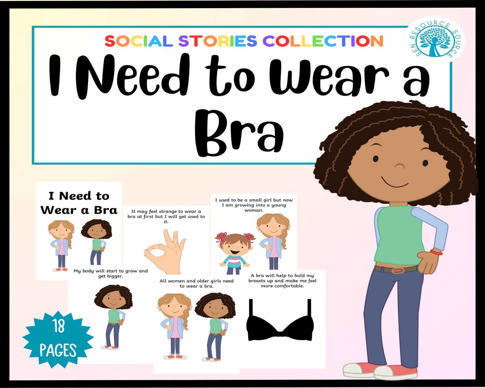I Need to Wear a Bra Social Story