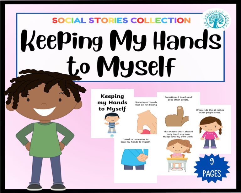 Keeping My hands To Myself Social Story - Made By Teachers