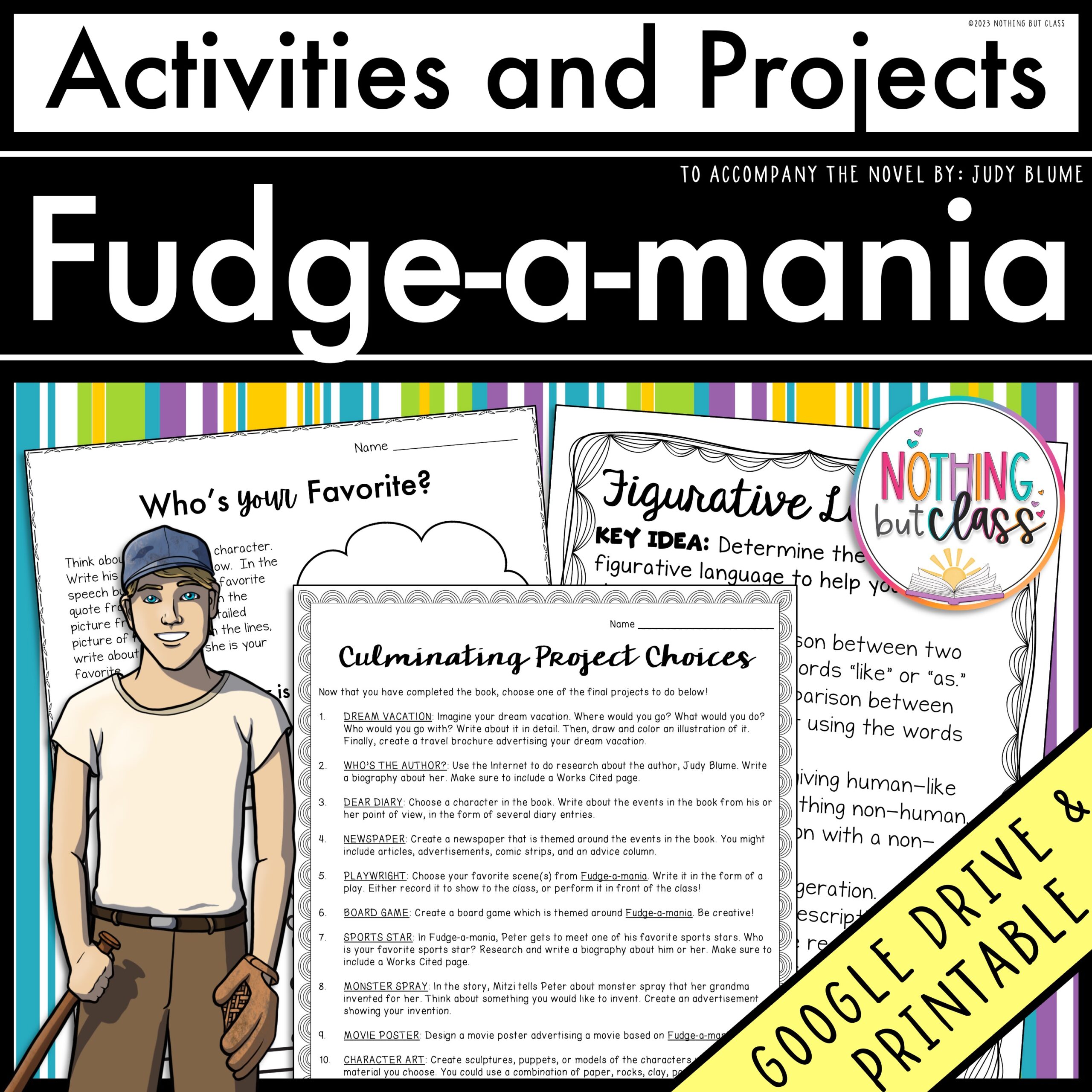 Fudge-a-mania Activities and Projects