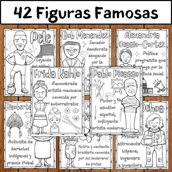 SPANISH Hispanic Heritage Month Coloring Pages | El Mes de la Herencia ...