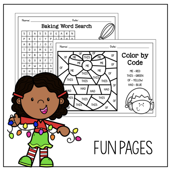 50 No Prep Christmas Printables, Holiday Early Finisher Packet {First ...