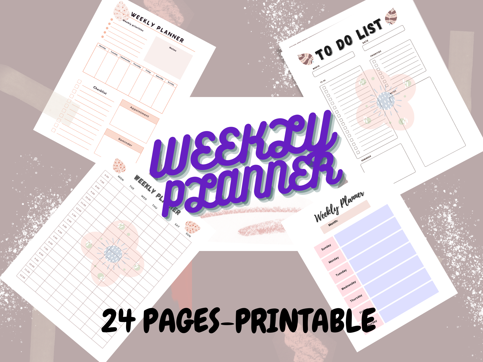 Weekly Planner for Studentes