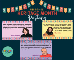 Hispanic Heritage Month Posters | Famous & notable Hispanic Leaders ...