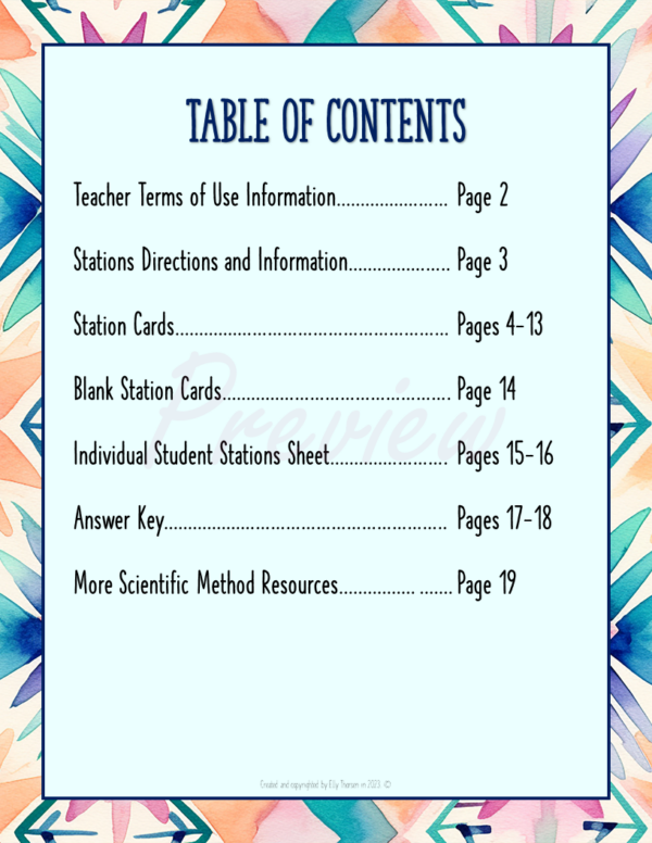 Scientific Method Stations: An Activity for Hypotheses, Variables, and ...
