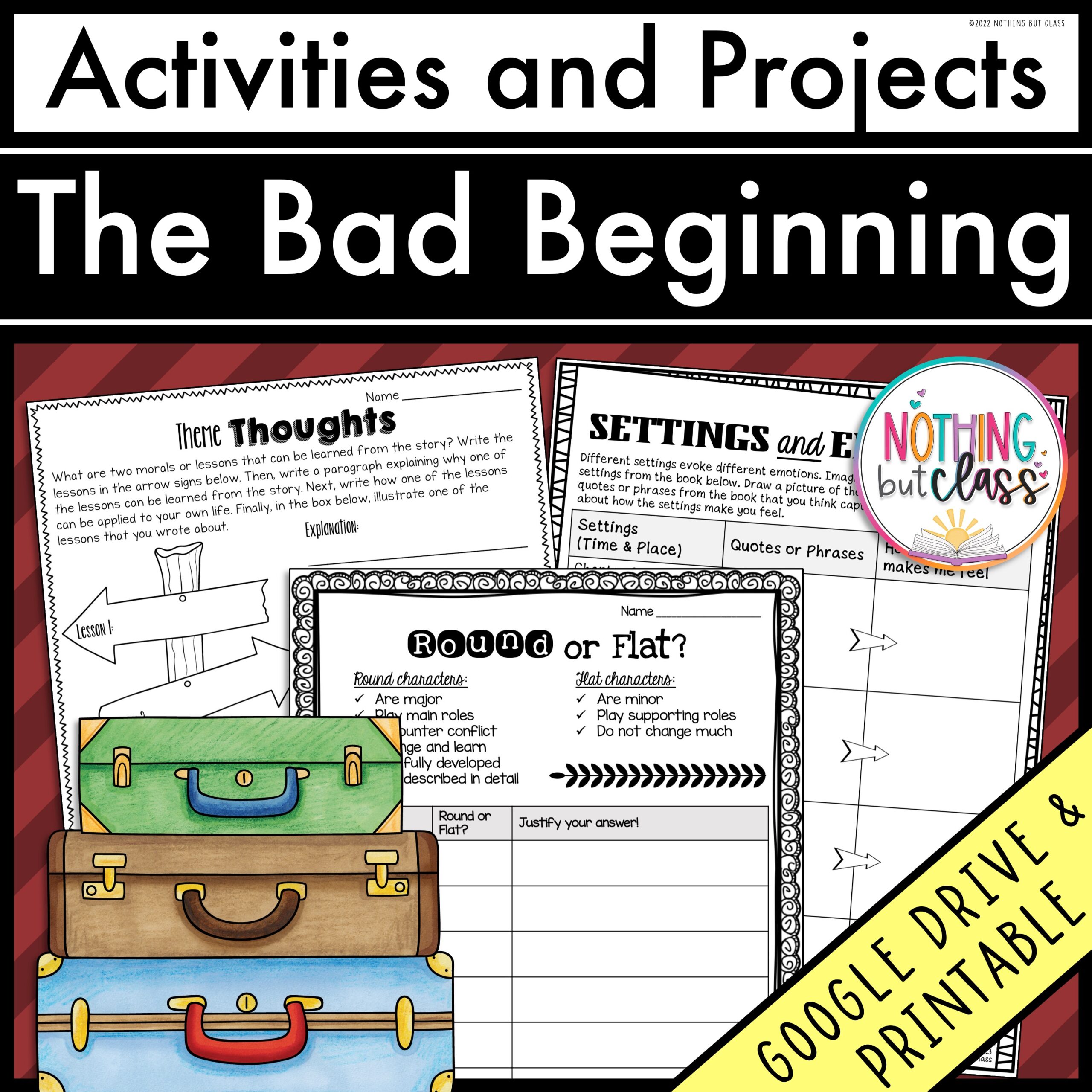The Bad Beginning Activities and Projects