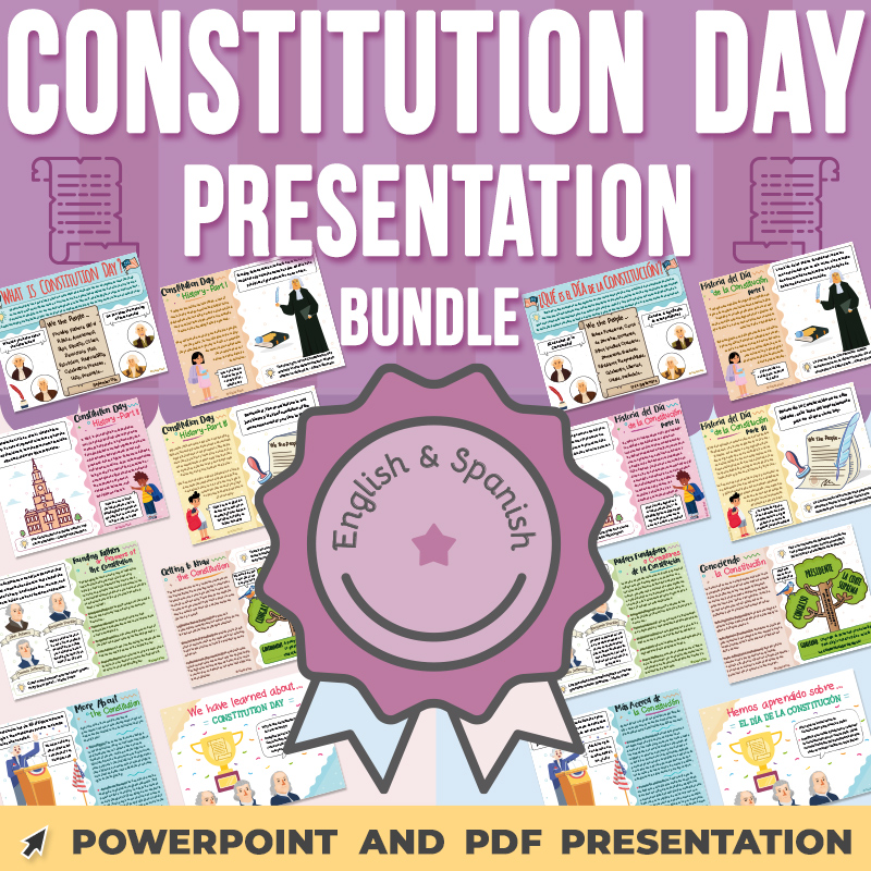 Constitution Day PowerPoint Presentation BUNDLE