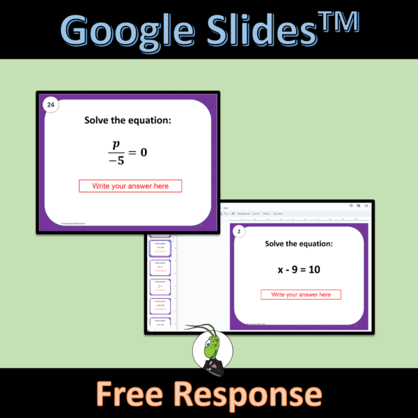 Solving One Step Equations Algebra 1 Task Cards | Google | Made By Teachers