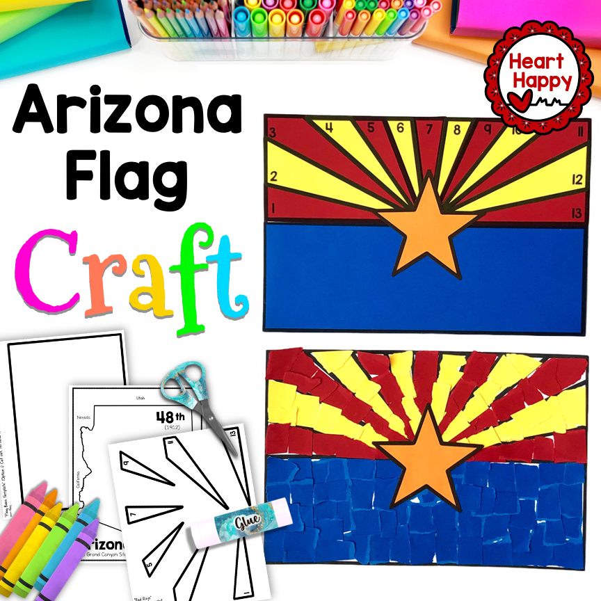 Arizona State Flag Craft | Arizona State Symbols