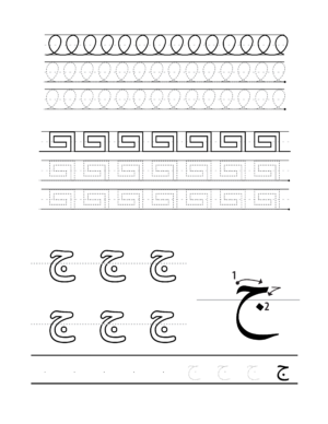 Arabic Alphabet Letter Tracing Workbook: Learn Arabic by Tracing ...
