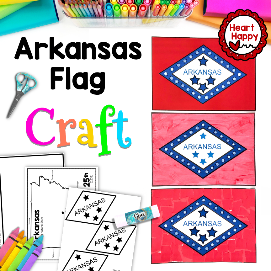 Arkansas State Flag Craft | Arkansas State Symbols