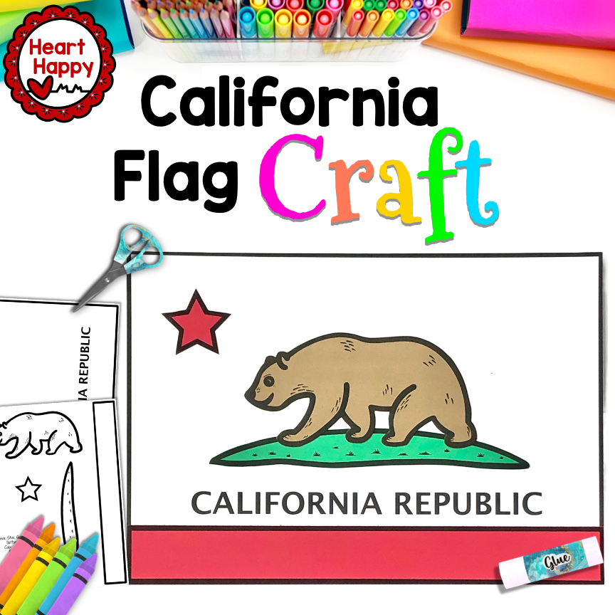 California State Flag Craft | California State Symbols