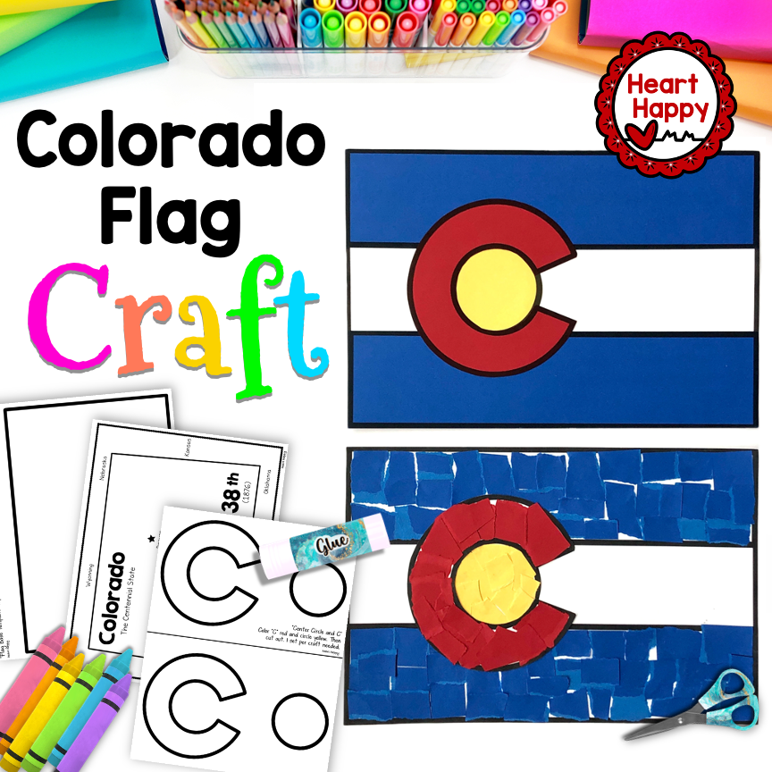 Colorado State Flag Craft | Colorado State Symbols