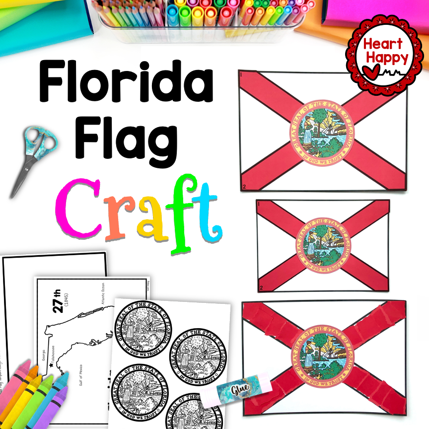 Florida State Flag Craft | Florida State Symbols