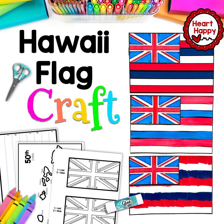 Hawaii State Flag Craft | Hawaii State Symbols
