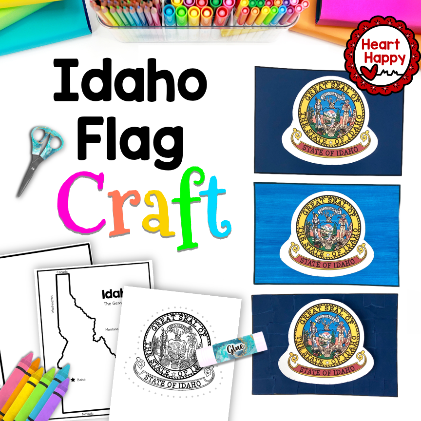 Idaho State Flag Craft | Idaho State Symbols