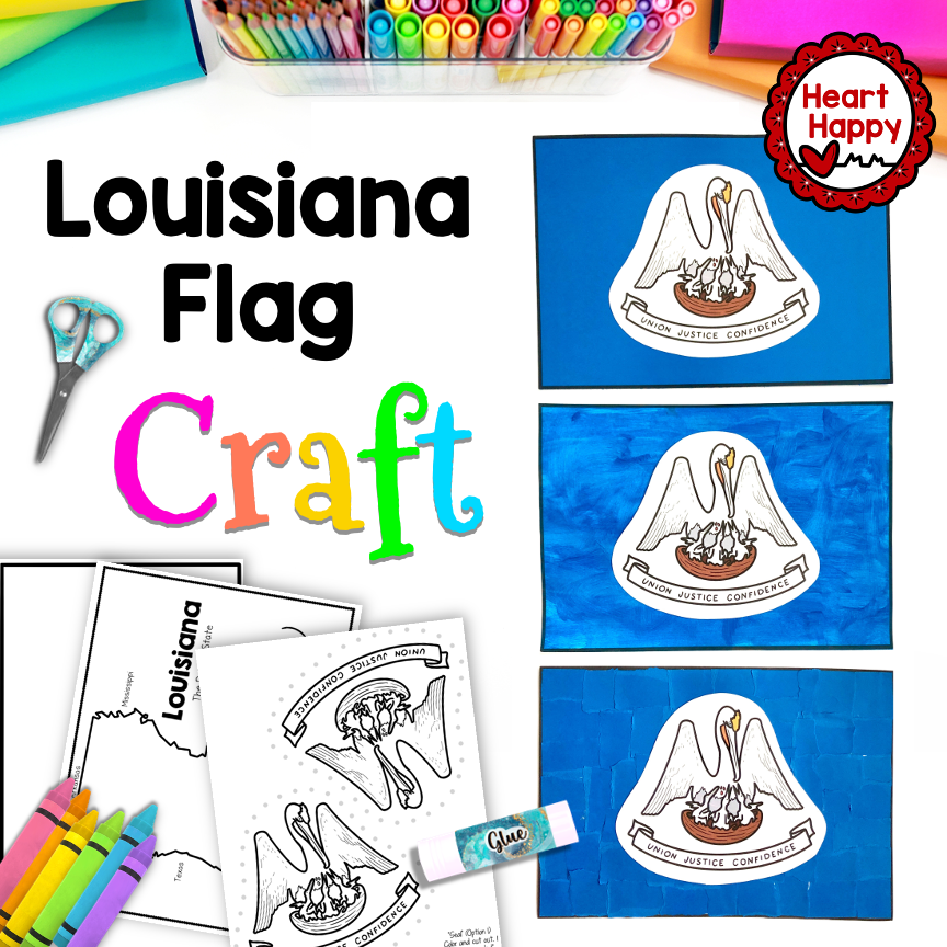 Louisiana State Flag Craft | Louisiana State Symbols
