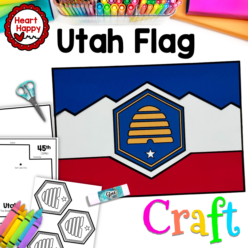 Utah State Flag Craft | Utah State Symbols