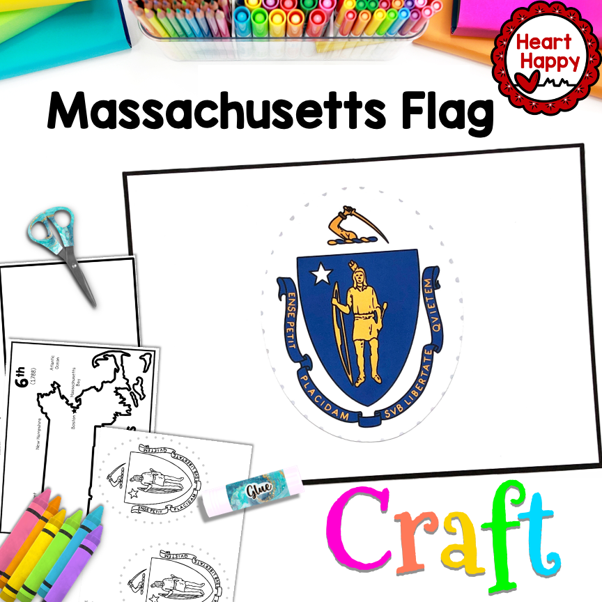 Massachusetts State Flag Craft | Massachusetts State Symbols