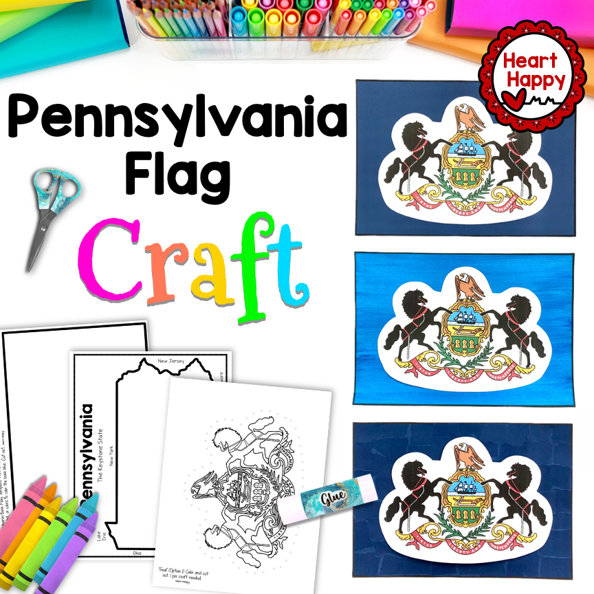 Pennsylvania State Flag Craft | Pennsylvania State Symbols