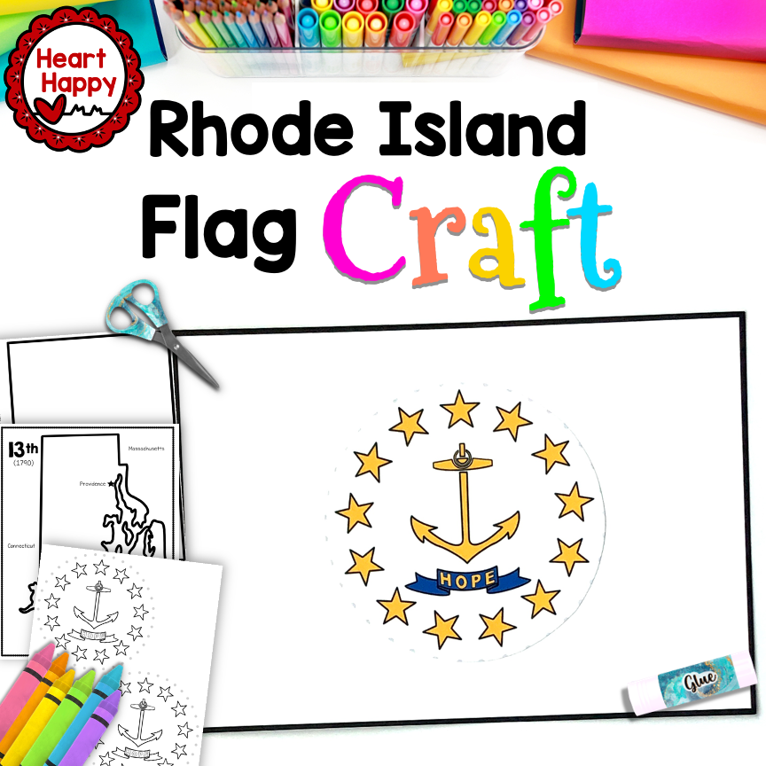Rhode Island State Flag Craft | Rhode Island State Symbols