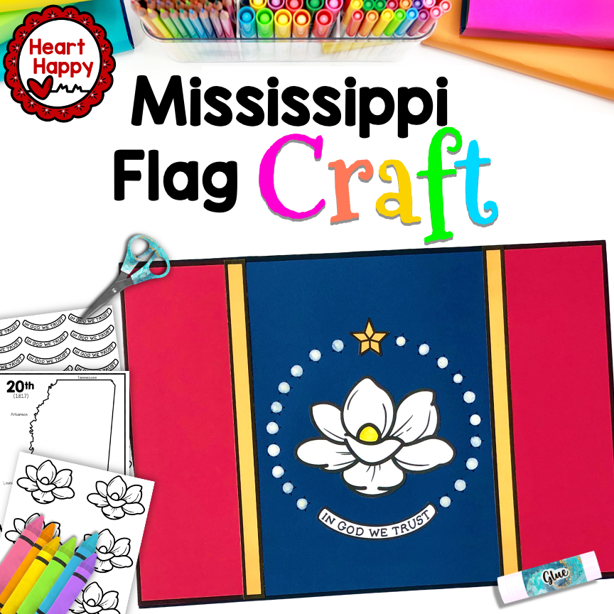 Mississippi State Flag Craft | Mississippi State Symbols