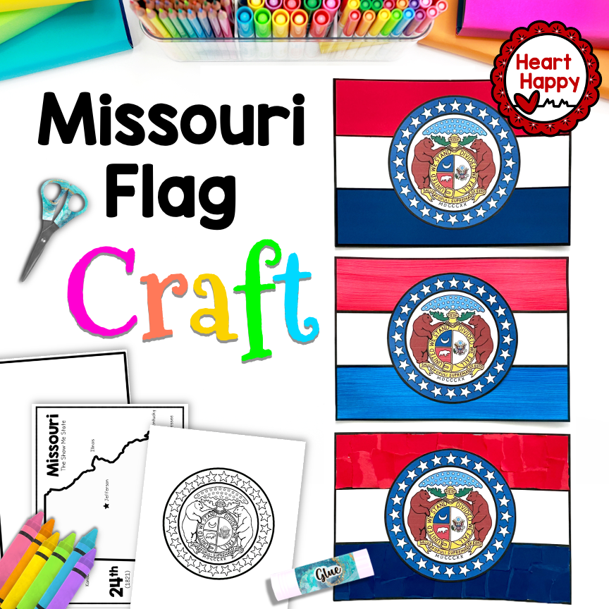 Missouri State Flag Craft | Missouri State Symbols