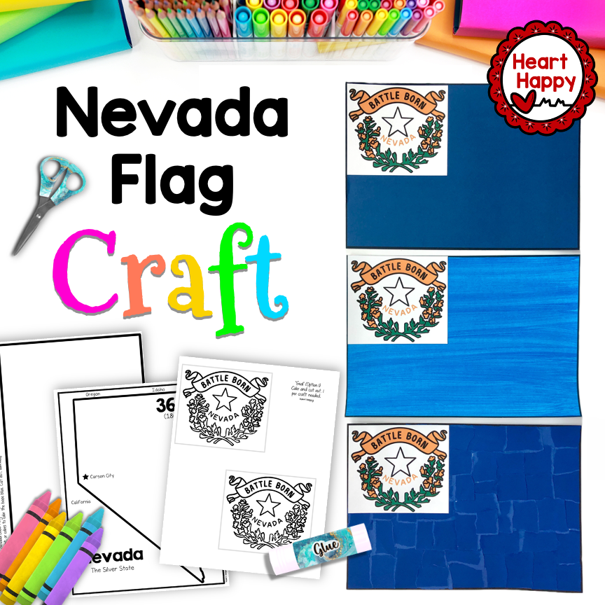 Nevada State Flag Craft | Nevada State Symbols