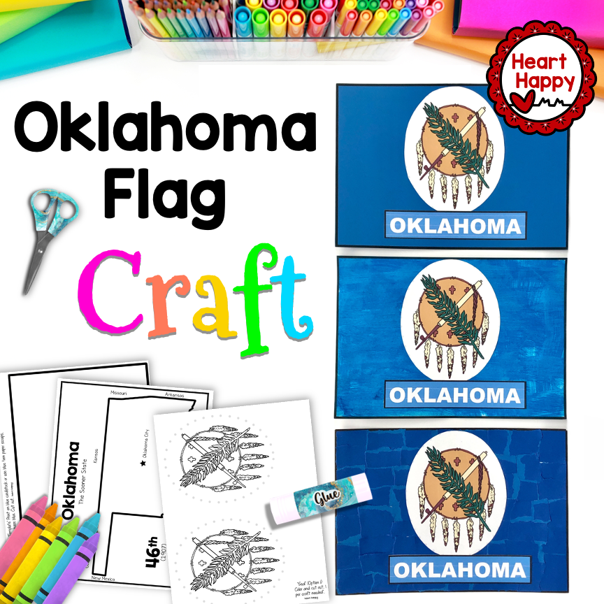 Oklahoma State Flag Craft | Oklahoma State Symbols