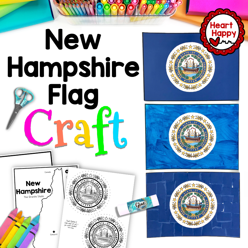 New Hampshire State Flag Craft | New Hampshire State Symbols