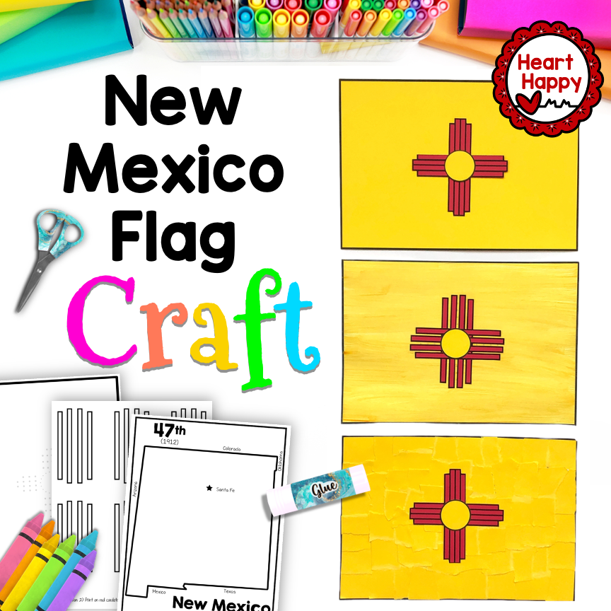 New Mexico State Flag Craft | New Mexico State Symbols