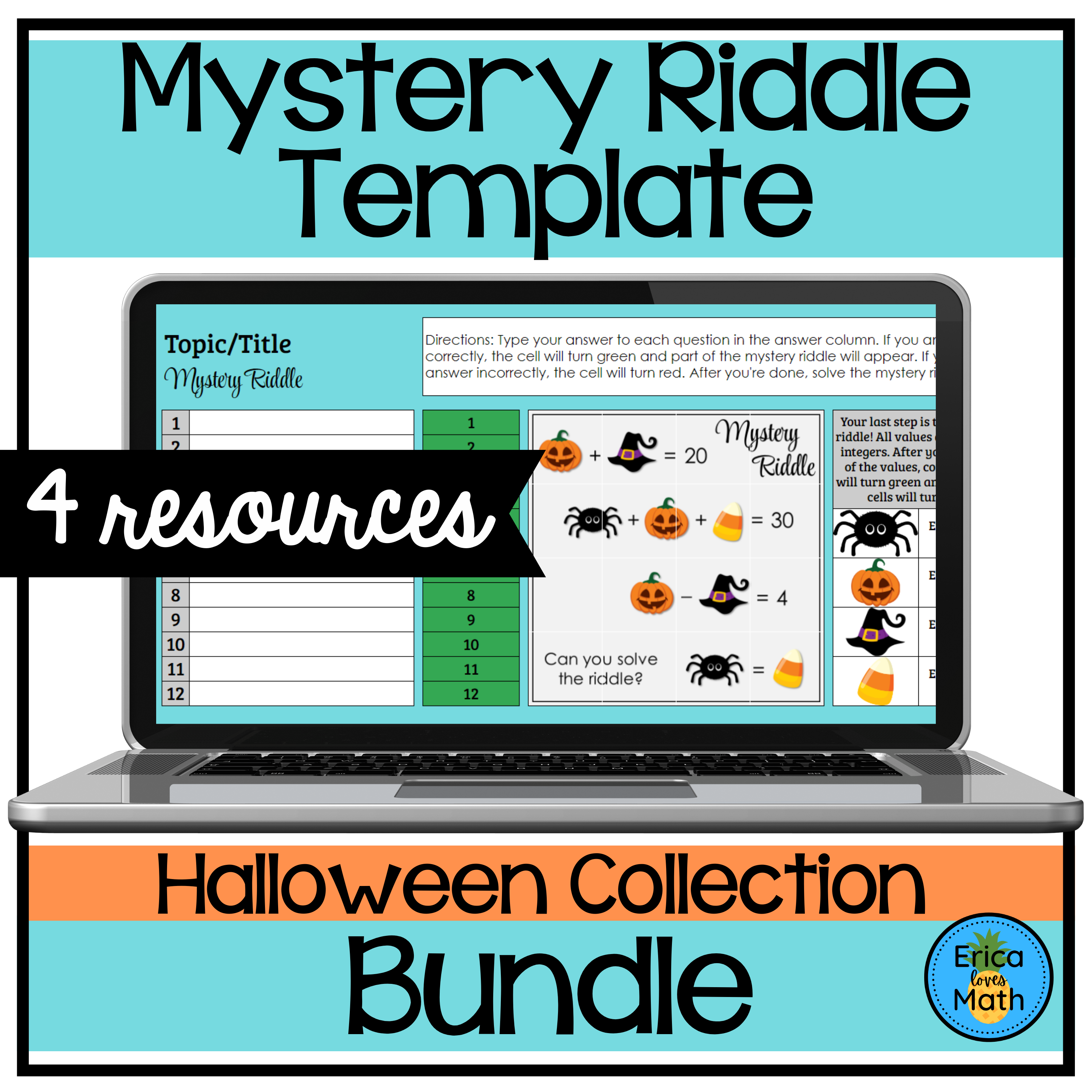 Editable Digital Activity Templates Bundle (Halloween Collection)