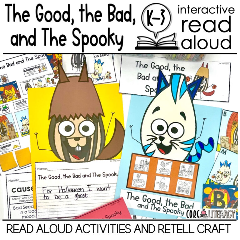 The Good Bad and Spooky by Jory John Interactive Read Aloud Activities ...