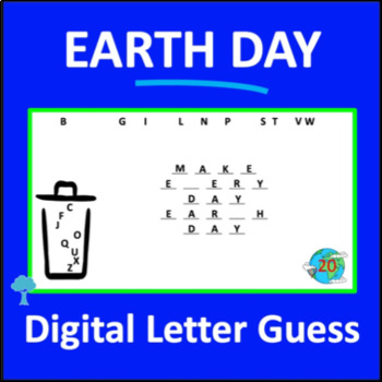 Earth Day Letter Guess