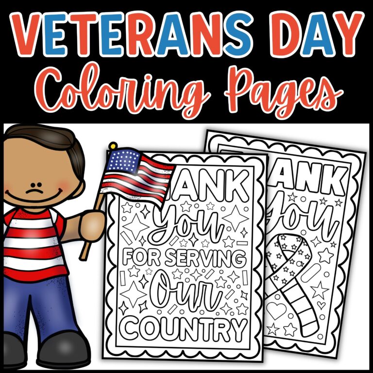 Veterans Day Coloring Pages - Patriot Day Coloring Sheets - Made By ...