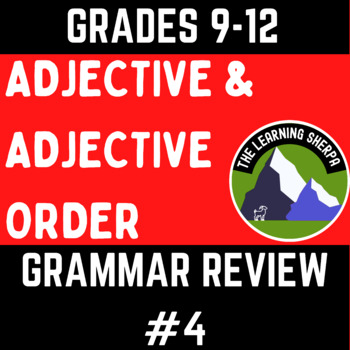 Adjectives and Adjective Order - Grammar Practice Lesson