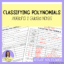 Classifying Polynomials Guided Notes for Algebra 2 | Made By Teachers