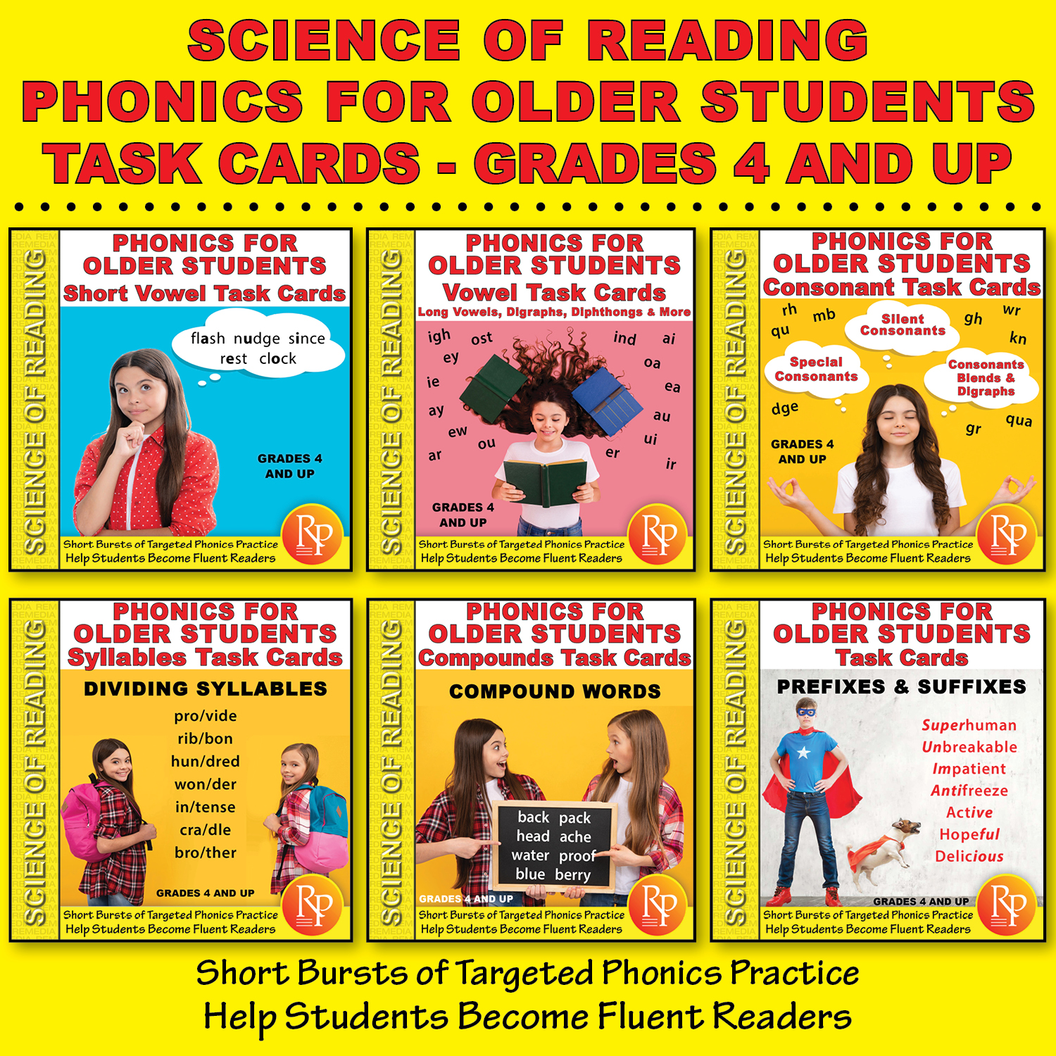 Science Of Reading: Phonics for Older Students BUNDLE