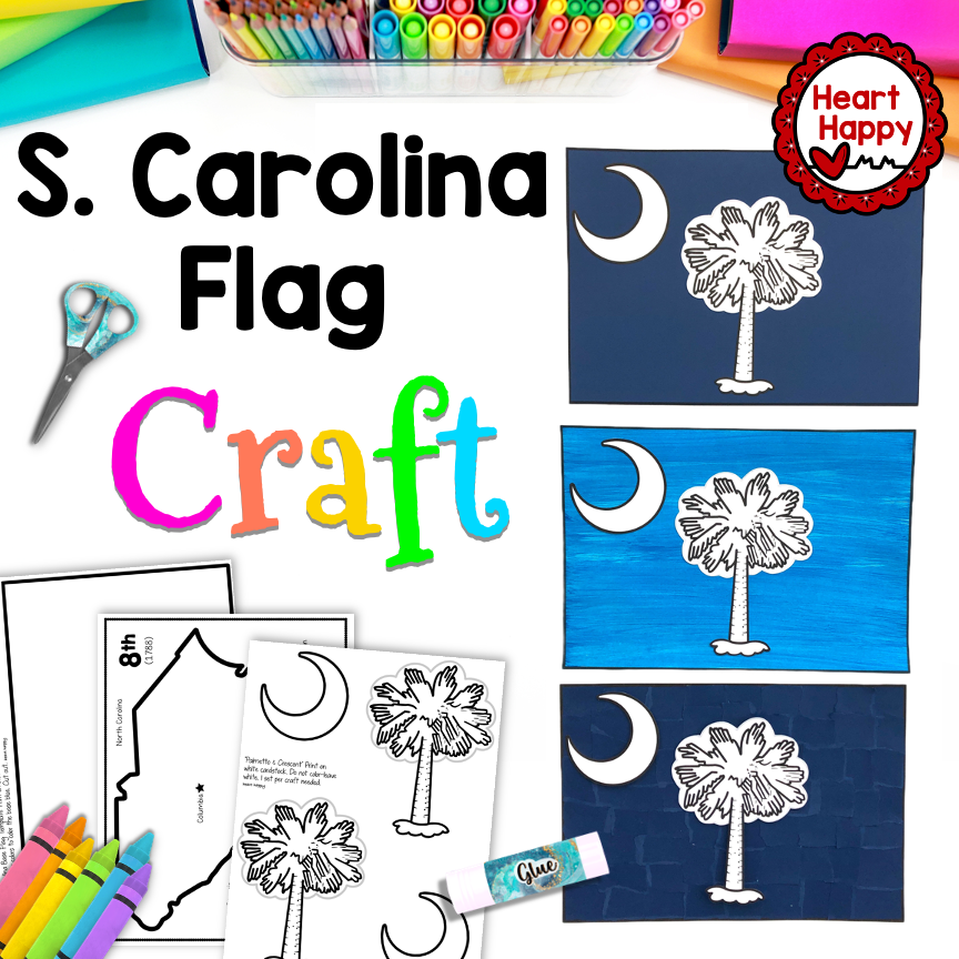 South Carolina State Flag Craft | South Carolina State Symbols
