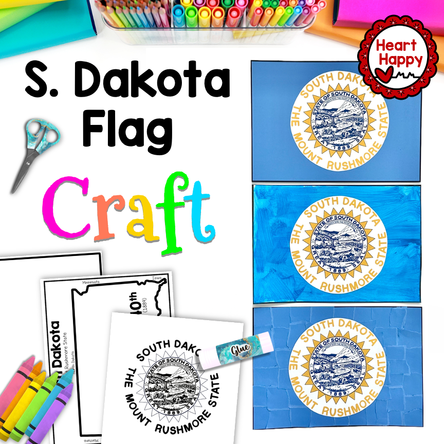 South Dakota State Flag Craft | South Dakota State Symbols