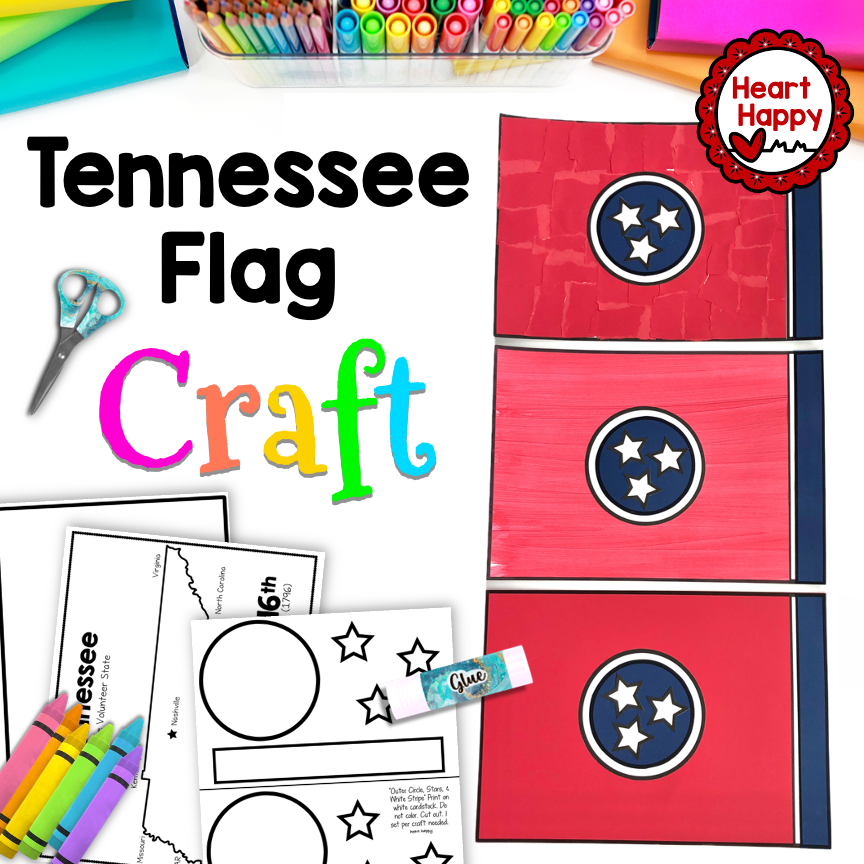 Tennessee State Flag Craft | Tennessee State Symbols