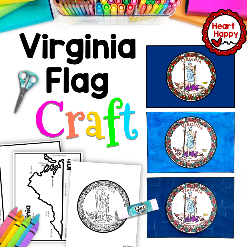 Virginia State Flag Craft | Virginia State Symbols