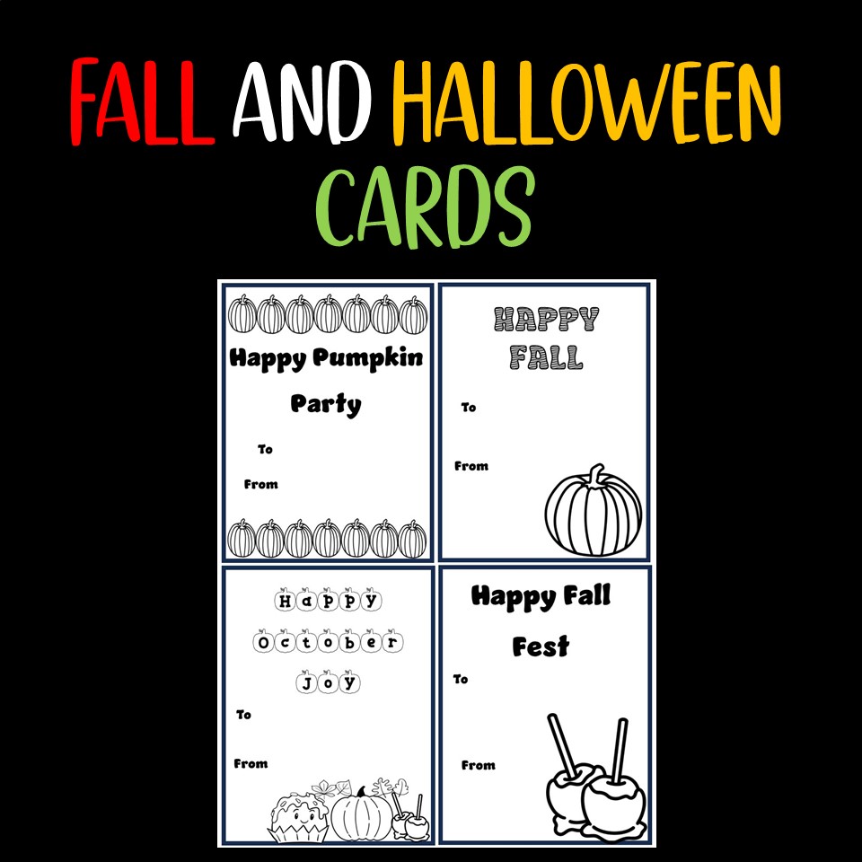 Fall and Halloween Mini Cards