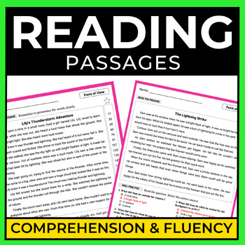 2nd Grade Reading Comprehension and Fluency Passages | Ask & Answer ...