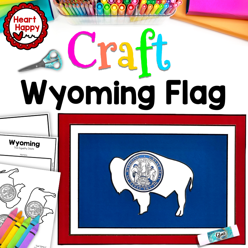 Wyoming State Flag Craft | Wyoming State Symbols