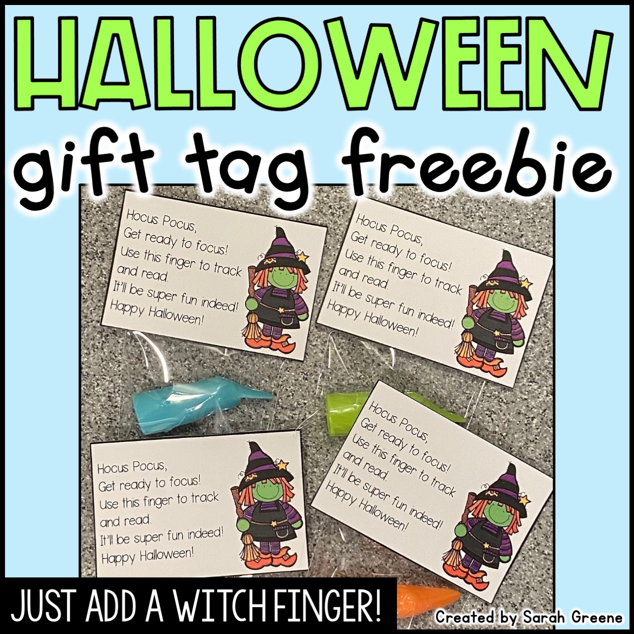 Halloween Gift Tag Freebie