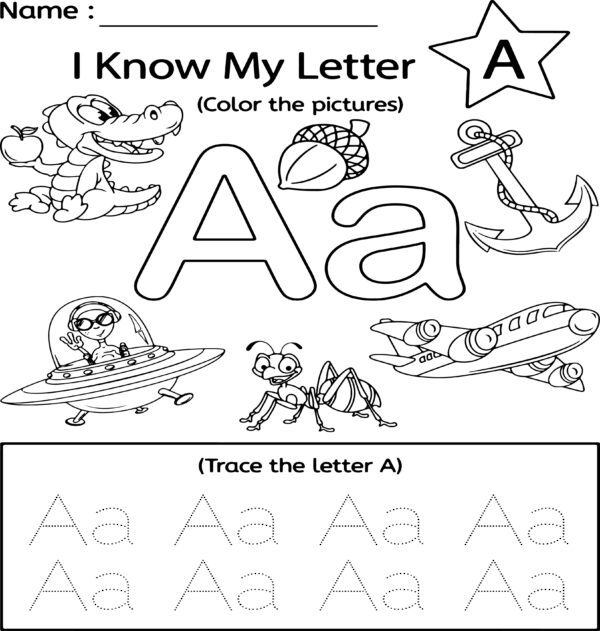 A to Z Alphabet Activity Book for K, Pre-K, Pre-Schoolers. - Made By ...