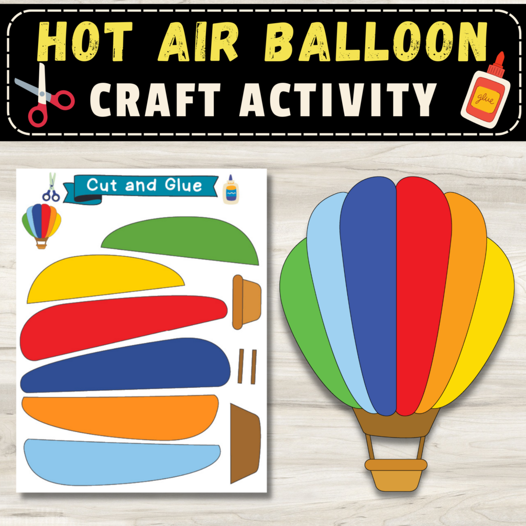 Baloon Projects Build A Hot Air Balloon Craft Kit - Creative DIY Aviation Project for ...