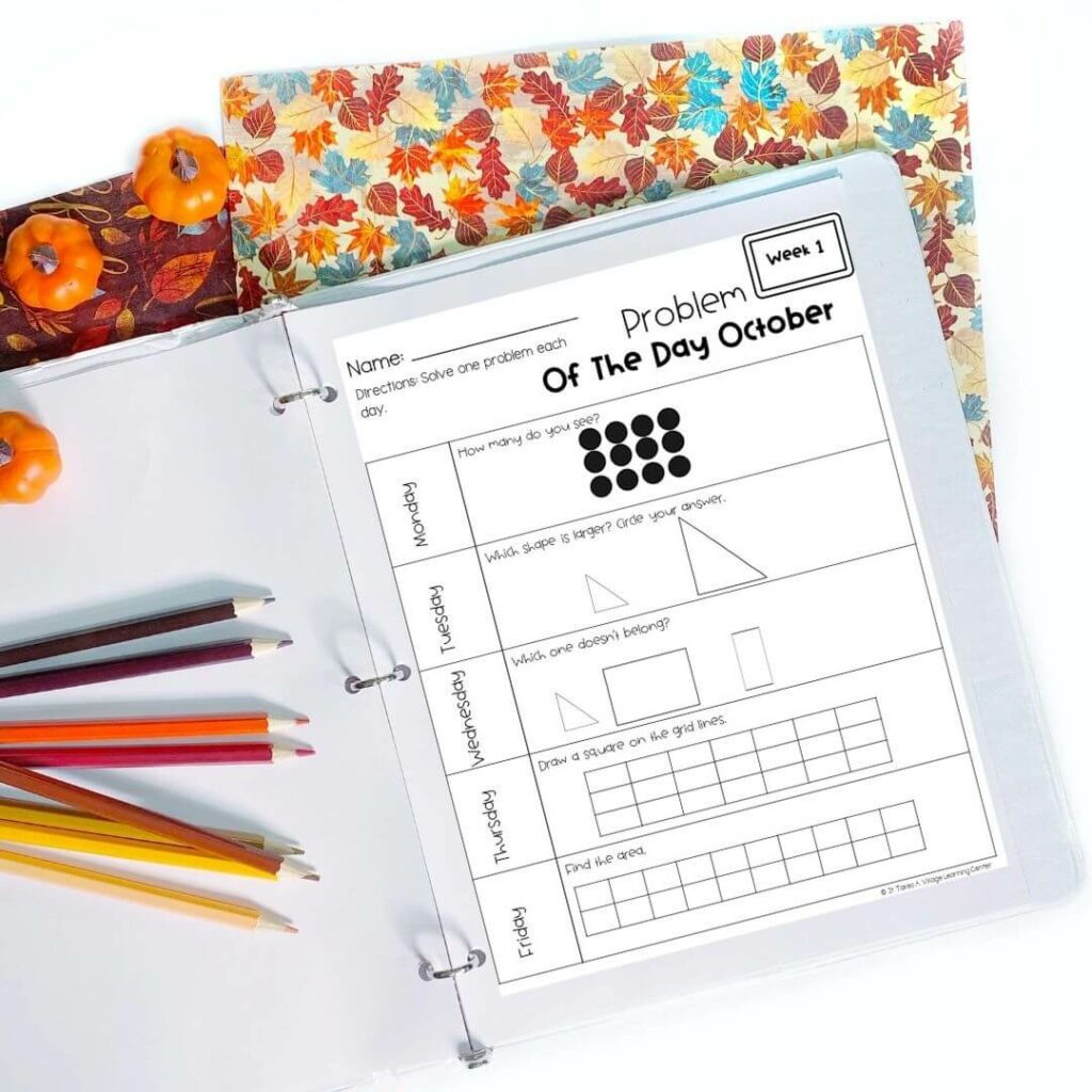 October Math Activity 3rd Grade October Math Problem of the Day - 3rd Grade | Made By Teachers